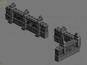 vampire - abbey facade 02 3D Model