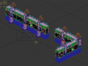 vampire - abbey facade 02 Modèle 3D