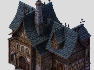 small manor -1 Modello 3D