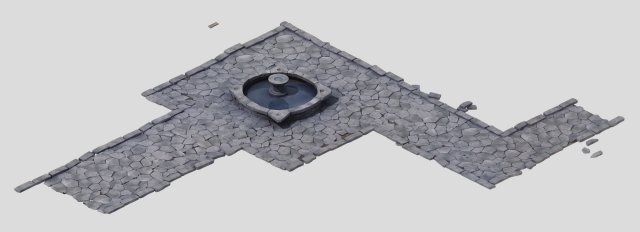 small manor -2 3D Model .c4d .max .obj .3ds .fbx .stl .blend 