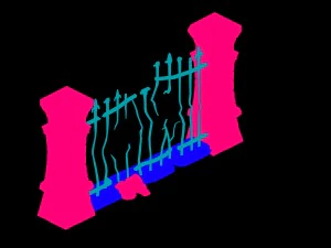 wicked creator - walls 01 3D Model