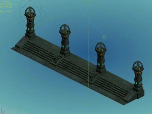 wicked creator - stone pedestal 3D Model