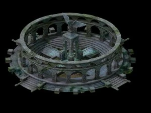 sennard - city center decoration - roman beast 3D Model