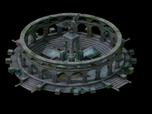 sennard - city center decoration - roman beast 3D Модель
