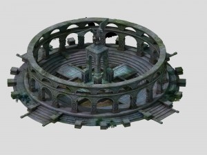 sennard - city center decoration - roman beast 3D Модель