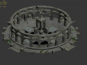 sennard - city center decoration - roman beast 3D Модель