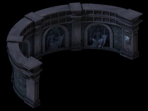 sinnar underground - wall -04 3D Model