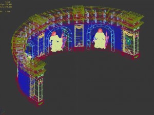 sinnar underground - wall -04 3D Model