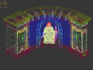 sinnar underground - wall sculpture 3D Model