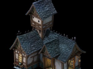 sennard - thatch 01 3D Модель