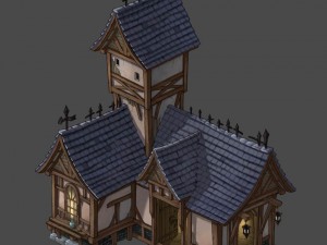 sennard - thatch 01 3D Модель