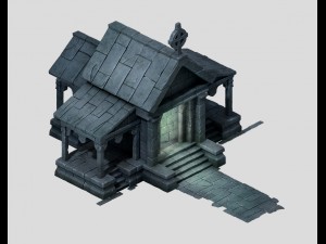 sennard - graveyard entrance 3D Model