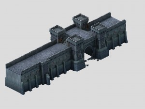 sennard - hills - city gate 01 3D मॉडल