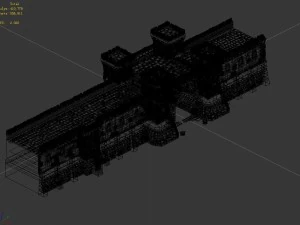 sennard - hills - city gate 01 3D Model