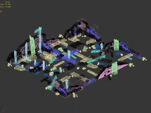 senad hills - building ruin 1 3D Model