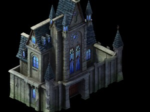 sennard hills - church building 01 Modèle 3D