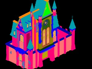 sennard hills - church building 01 3D Model