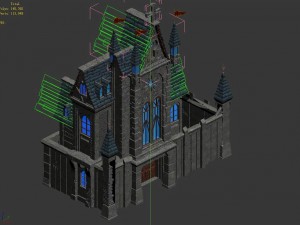 sennard hills - church building 01 Modèle 3D