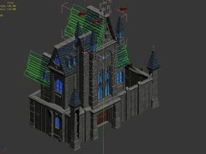 sennard hills - church building 01 3D Model
