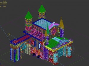sennard hills - church building 02 3D 모델