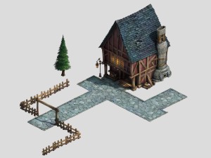 senad hills - houses 3D Model