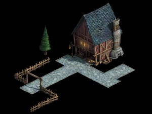 senad hills - houses Model 3D