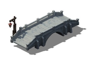 sennard hills - stone bridge 02 3D Model