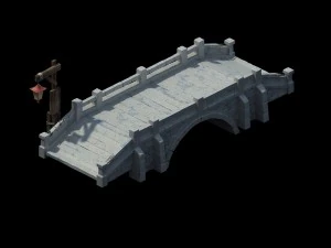 sennard hills - stone bridge 02 3D Model