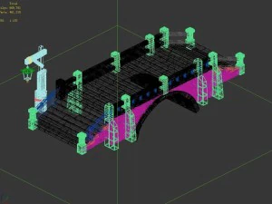 sennard hills - stone bridge 02 3D Model