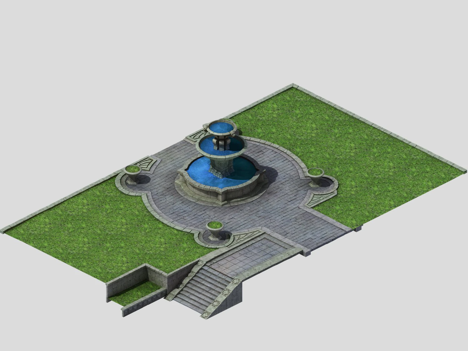 sennard - small square -02 3D Model .c4d .max .obj .3ds .fbx .stl .blend