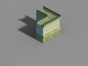 budowa gang&oacute;w - mury miejskie Model 3D