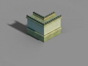 gang construction - city walls Modelo 3D