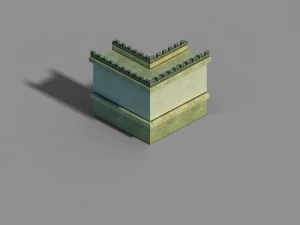 gang construction - city walls 3D Model