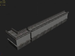 gang construction - city walls Modelo 3D