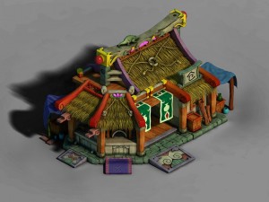 gang building - primary warehouse 3D Model