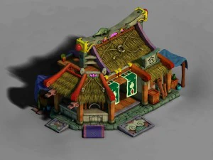 gang building - primary warehouse 3D Model