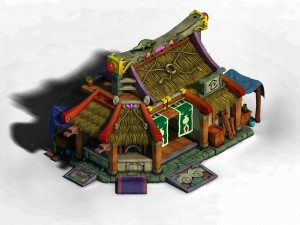 gang building - primary warehouse 3D Model