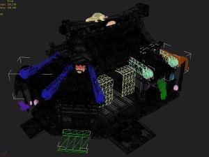 gang building - primary warehouse 3D Model