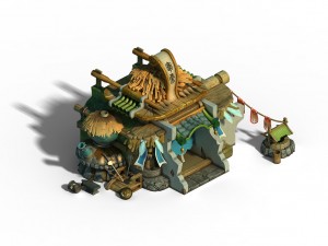 gang construction - primary quartermaster library 3D Model