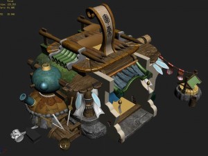gang construction - primary quartermaster library 3D Model