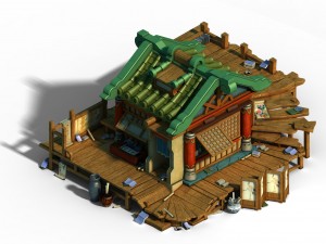 gang building - junior college 3D Model