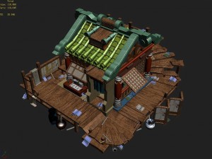 gang building - junior college 3D Model