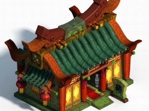 gang building - primary room Modelo 3D