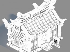 gang building - primary room Modelo 3D