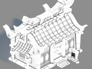gang building - primary room 3D Model