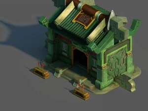 gang building - junior loyalty hall 3D Model