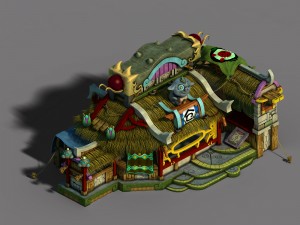 gang building - advanced warehouse 3D Модель
