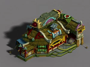 gang building - advanced warehouse 3D Model