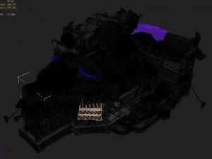 gang building - advanced warehouse 3D Model
