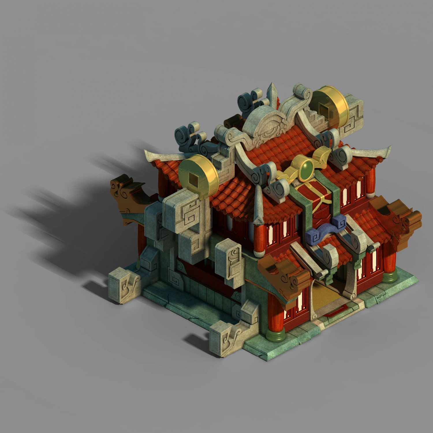 gang construction - senior vault 3D Model .c4d .max .obj .3ds .fbx .stl .blend